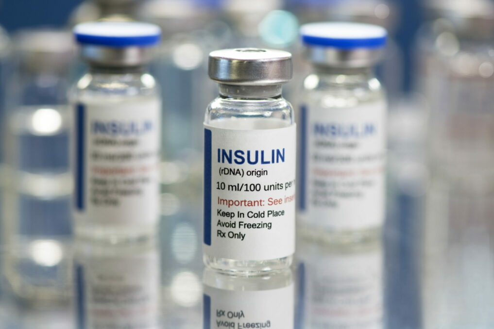 Vials of insulin