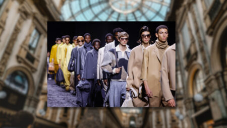 Exclusive men's fashion event at Milan Men's Fashion Week 2024