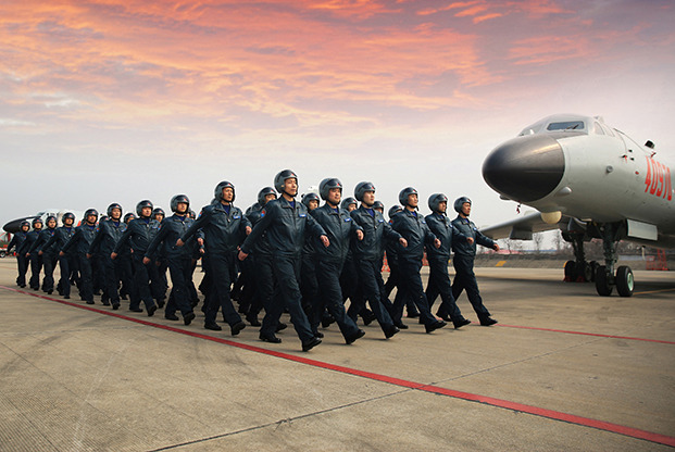Chinese Air Force Drills. Pic: Chinese Military.