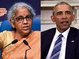Nirmala Sitharaman - Obama