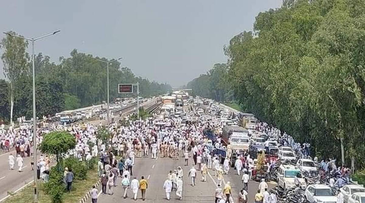 Haryana Farmers Protest at Delhi-Chandigarh Highway - Asiana Times