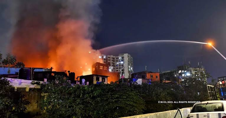 Fire Incident in Mumbai's Dharavi Area On Sunday - Asiana Times
