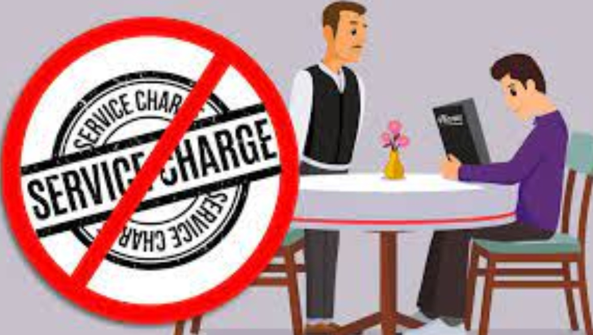 Service charge is voluntary
