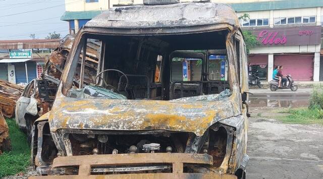 Tragic Mob Attack in Imphal: Ambulance Set Ablaze - Asiana Times