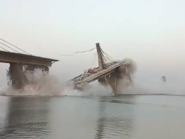 Under Construction Bridge In Bihar Collapses Second Time - Asiana Times