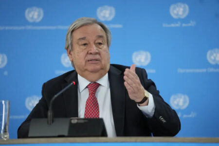 United Nations Secretary General António Guterres