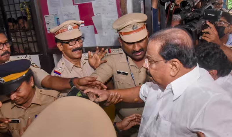 "Arrest of KPCC Chief Sudhakaran Ignites Political Firestorm in Kerala" - Asiana Times