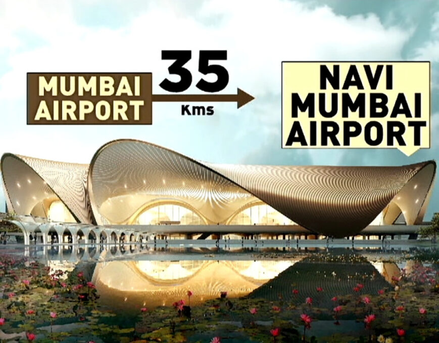 New Navi Mumbai Airport 35 km away from Mumbai Airport