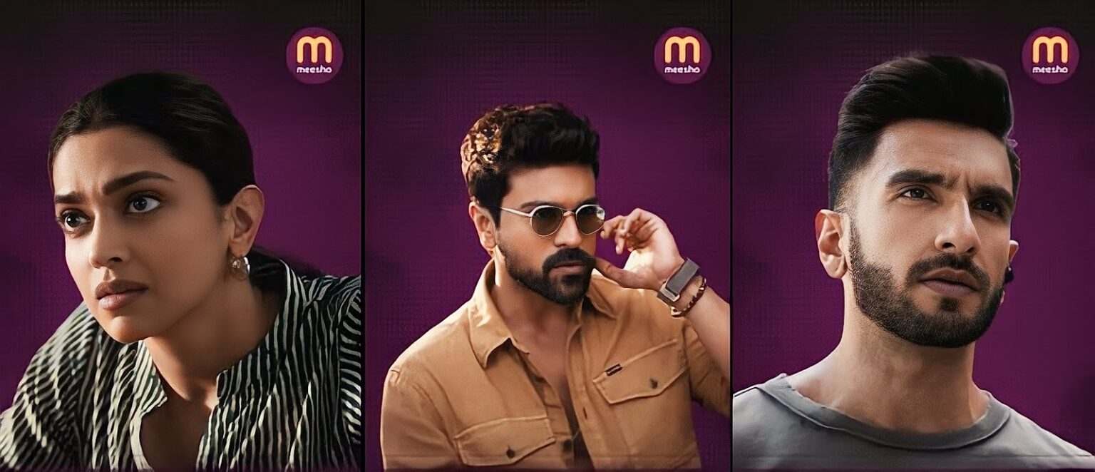 Unveiling the Cinematic Ad Blitz: Ranveer, Deepika and Ram Charan for Meesho - Asiana Times