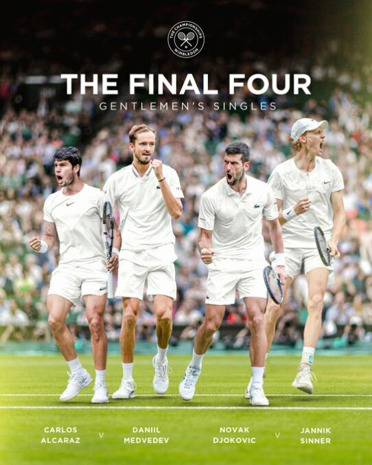 Men’s Singles Final Four