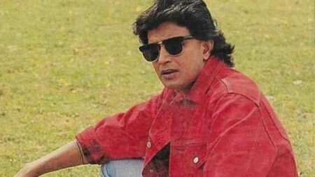 Young Mithun Chakraborty