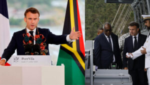 French President Emmanuel Macron denounced "new imperialism" in the Pacific during his historic visit, voicing concern over its impact on smaller states' sovereignty.
