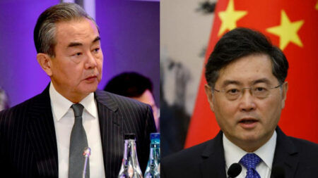 Wang Yi (L) has been voted in to replace Qin Gang (R) as China’s Foreign Minister.