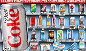 Products contaning aspartame