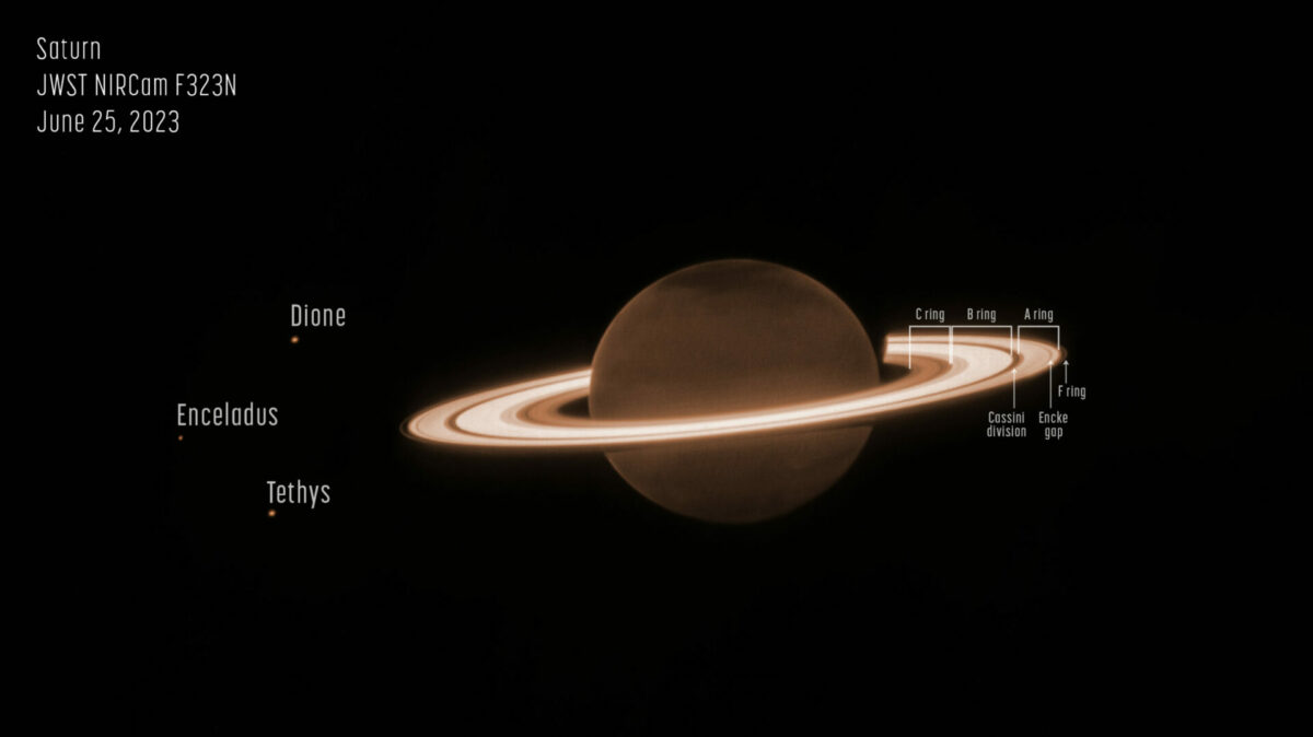 Image captured by James Webb Space Telescope NIRCam