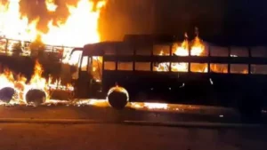 25 passengers died in tragic bus fire - Asiana Times