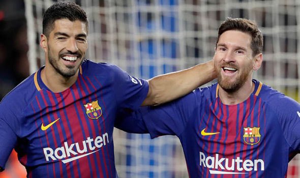 Lionel Messi and Luis Saurez former Barcelona teammates.