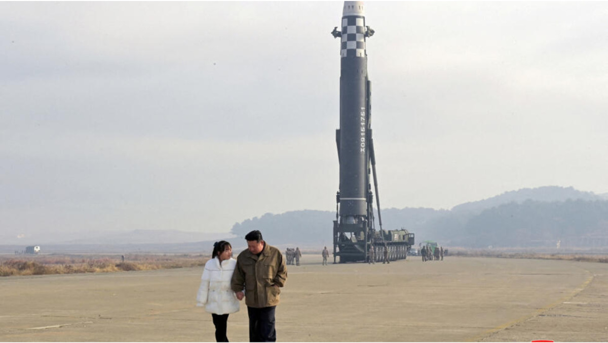 North Korea launches a ballistic missile outside the EEZ of Japan. - Asiana Times