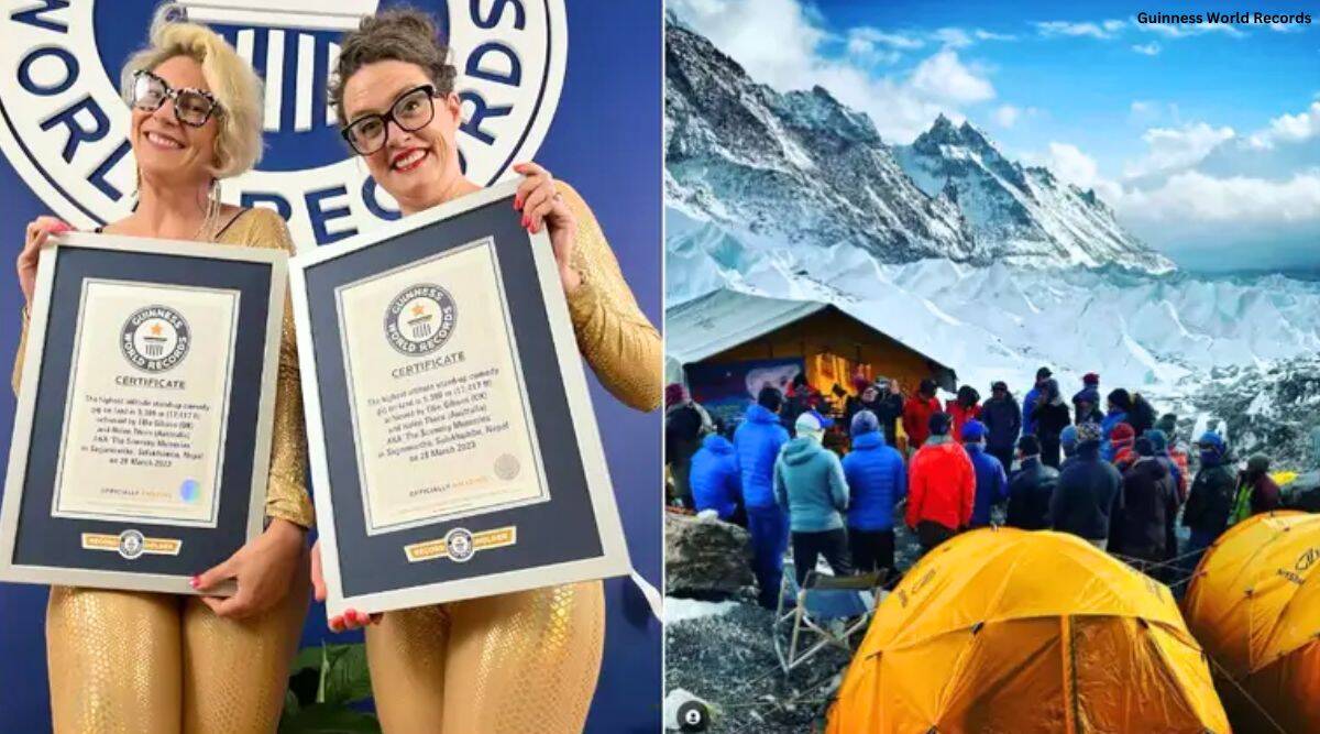 Comedian duo breaks record with Everest gig - Asiana Times
