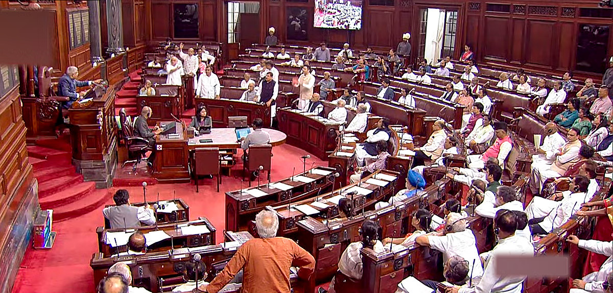 MPs of power and opposition clashed in Parliament over Manipur-Rajasthan. - Asiana Times