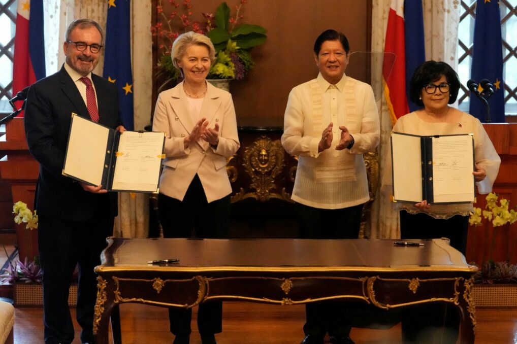 Majors agreements signed between EU and The Philippines. 