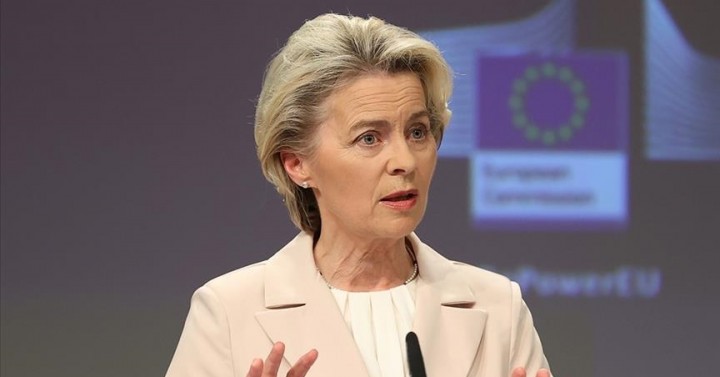 The President of EU Commission Ursula Von Der Leyen.