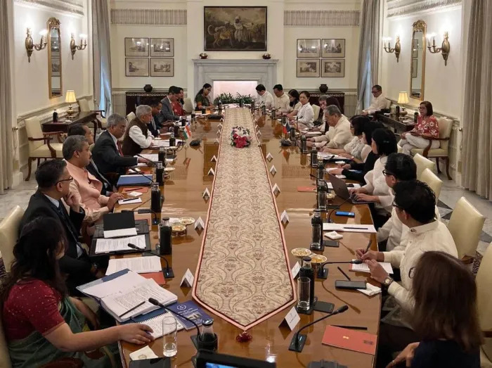 The 5th meeting of the Joint Commission on Bilateral Cooperation (JCBC) between the Philippines and India took place in New Delhi on June 29, 2024. A photo from the Department of Foreign Affairs (DFA) captures the event.