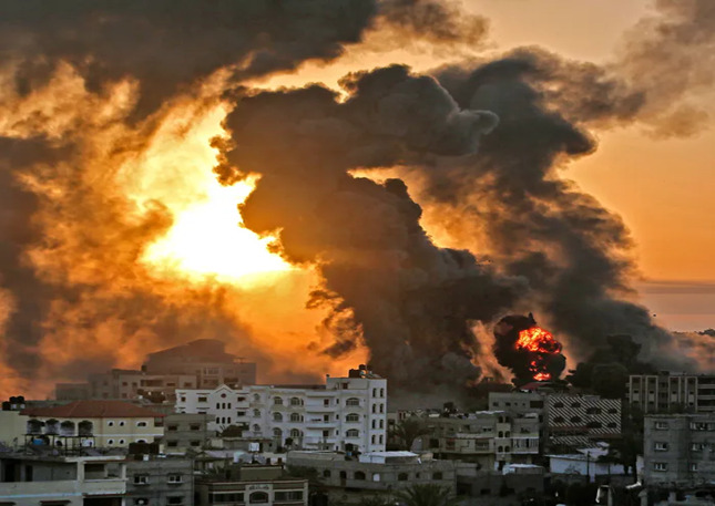 Israeli army strikes West bank.
