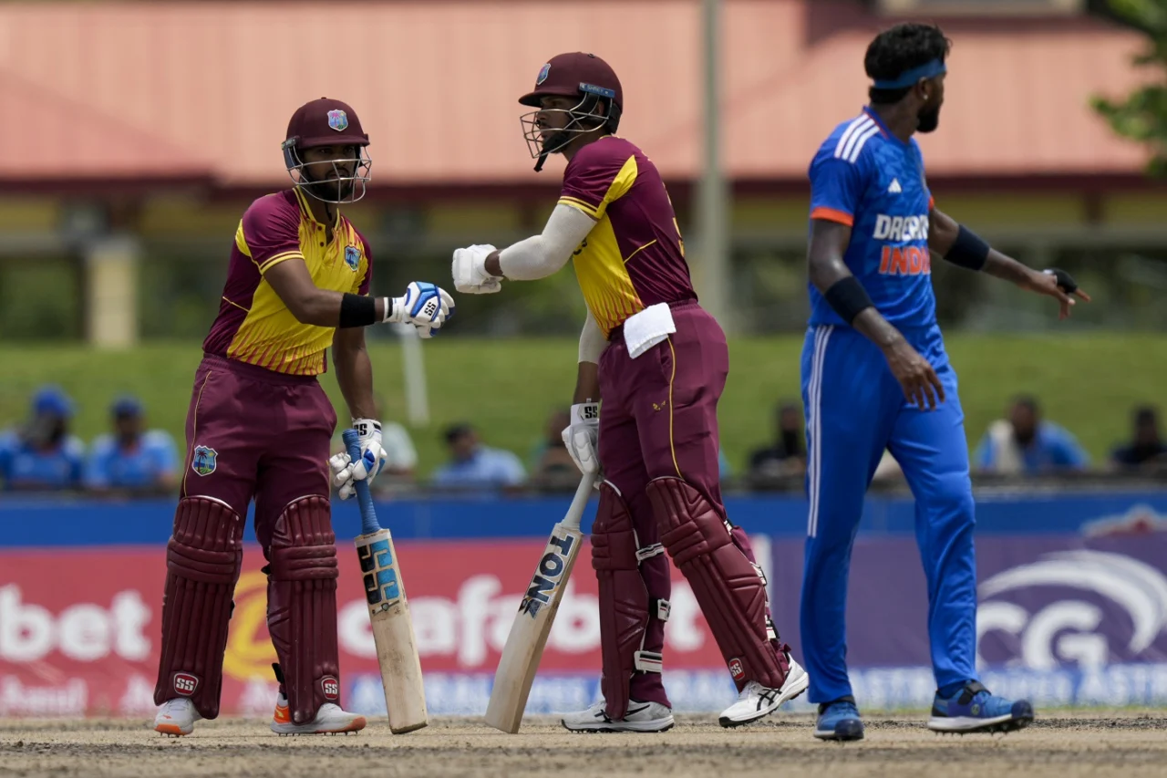 West Indies clinched the series by 3-2