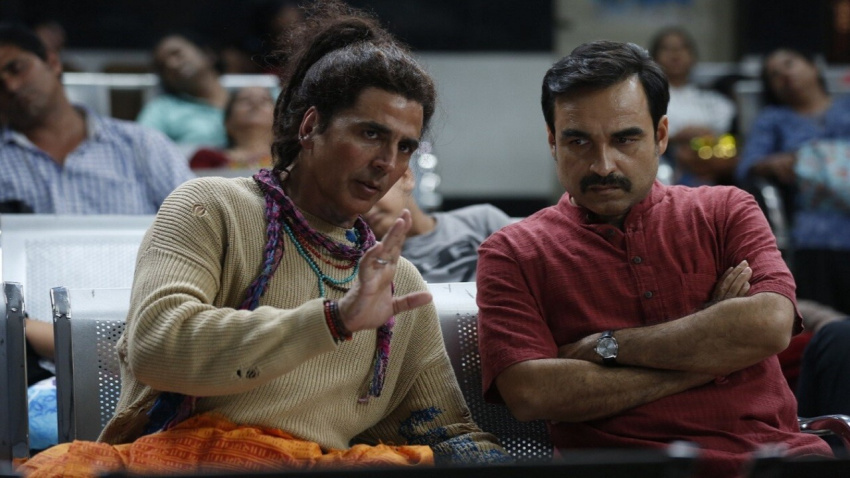 Akshay Kumar and Pankaj Tripathi in OMG 2