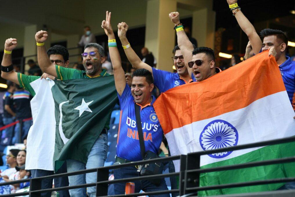 cricket fans during IND vs PAK