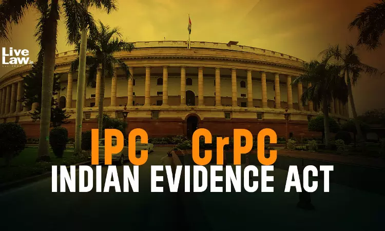 Bill introduced to replace IPC, CRPC, Evidence Act in Lok Sabha - Asiana Times