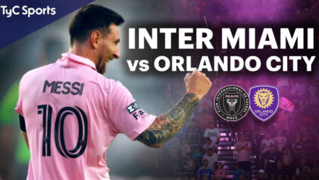 Messi in Inter Miami v/s Orlando