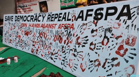 Tribals protest in Manipur; Demands Re-imposition of AFSPA in certain areas