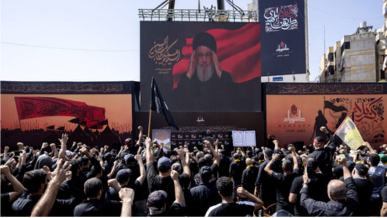 Lebanon has been rife with anti-LGBTQ+ sentiment recently, with Nasrallah (pictured) at the forefront of spreading the hateful rhetoric (Image Source: Naharnet)
