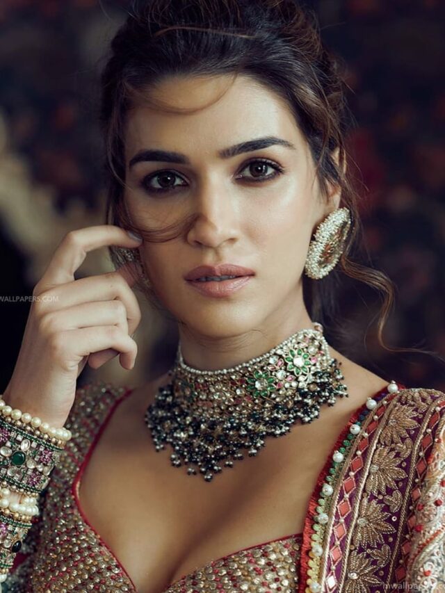 Kriti Sanon’s Ghagra Glamour: A Symphony of Color.