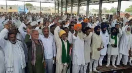 Haryana farmer leaders pledge at Hisar panchayat