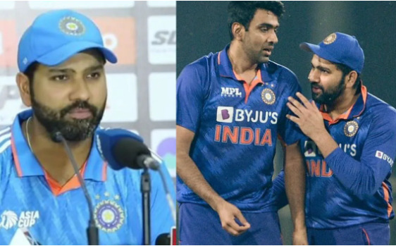 R. Ashwin on ground – has hardly seemed to be an issues” says Rohit Sharma