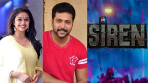 Keerthy Suresh Wishes Jayam Ravi On His Birthday With Siren Poster