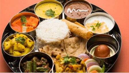 Inflation across food items has led to a greater price hike in veg thalis than non-veg thalis, according to a new study (Image Source: Times Now)