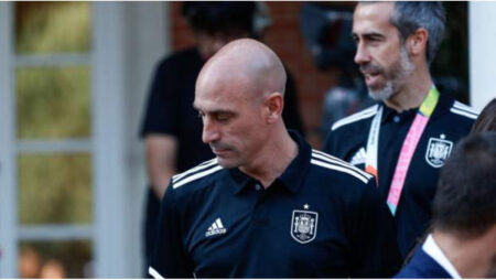 Luis Rubiales has handed in his resignation as head of the Spanish football federation after accusations of sexual abuse at the World Cup final (Image Source: Getty Images)
