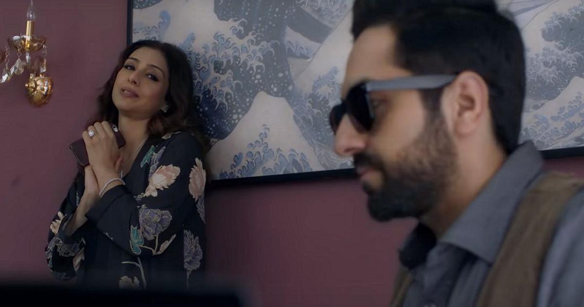 Bollywood actor Ayushmann and actress Tabu for a scene in Andhadhun. 