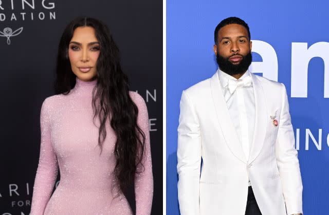 Kim Kardashian And Odell Beckham Jr 