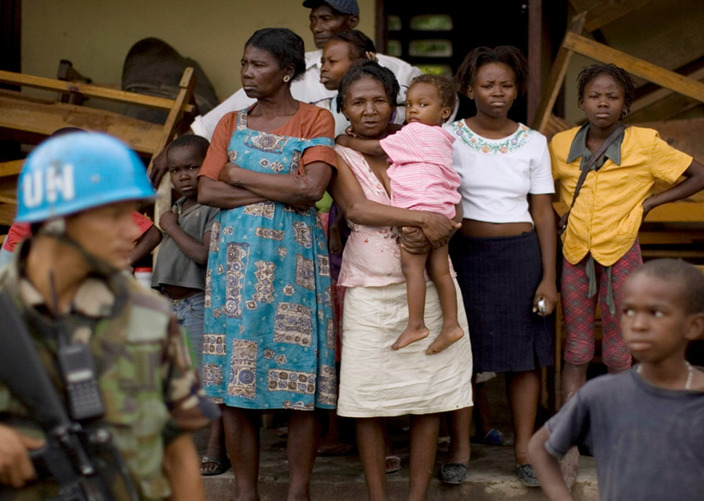 Haiti women's justice case for the children left behind by UN personnel