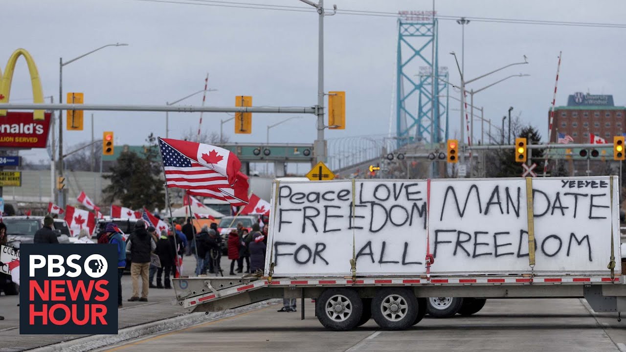 Canada-US Border: Trucker Blockade to End