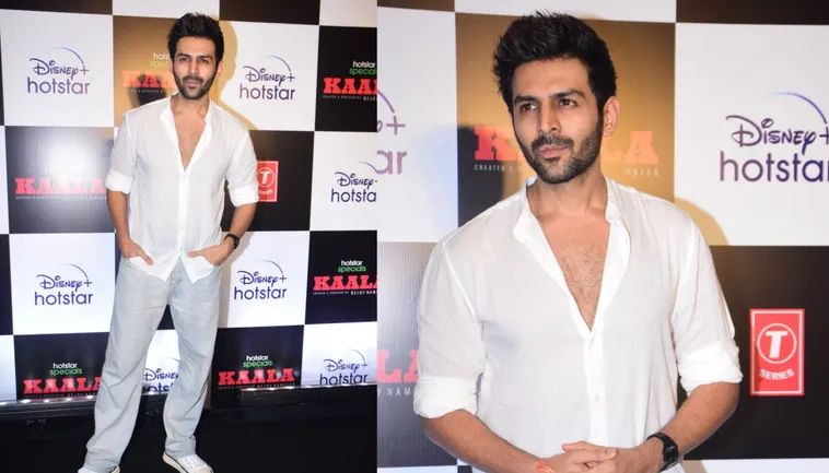 Bollywood actor Kartik Aryan.