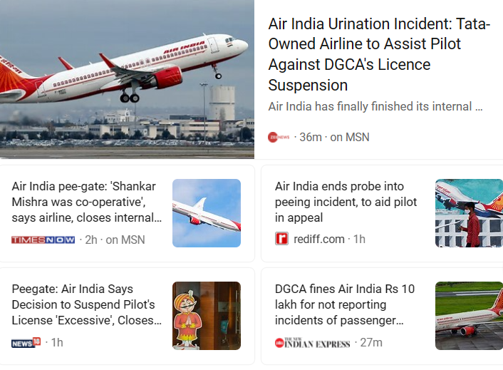 <strong>Urination Incident, That shook Air India</strong> - Asiana Times