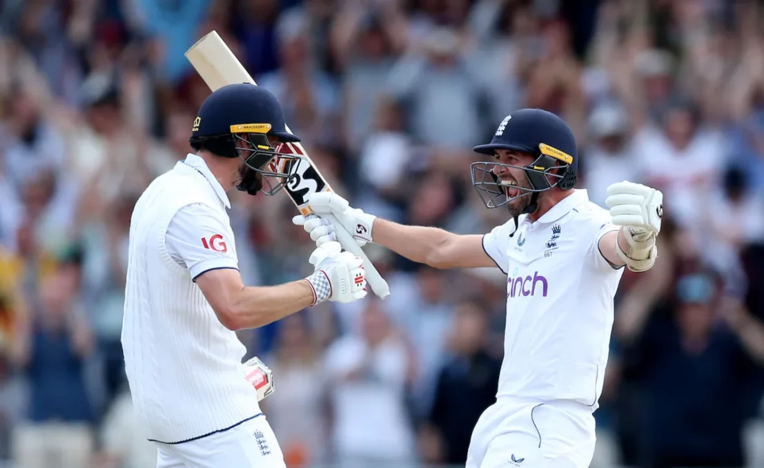 Mark Wood took 7 wickets and Chris Woakes took 6 wickets in the match