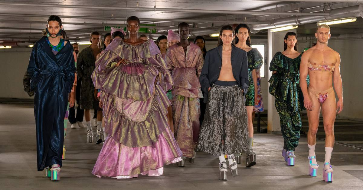 Edward Crutchley's line at London Fashion Week 2024