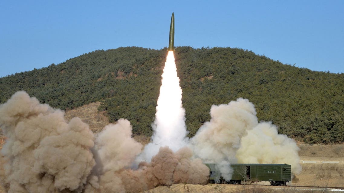 North Korea launches suspected missile toward sea | Al Arabiya English